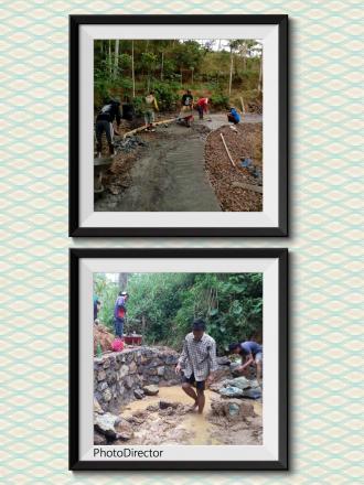 Pembangunan Hasil Kerjasama Pemerintahan Desa Dengan Warga 