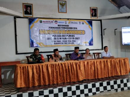 MUSRENBANGDESA PERUBAHAN RPJMDES 2019-2027
