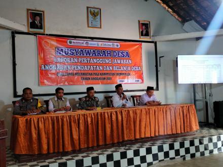 MUSYAWARAH DESA DALAM LAPORAN PERTANGGUNG JAWABAN REALISASI  APBDES 2025